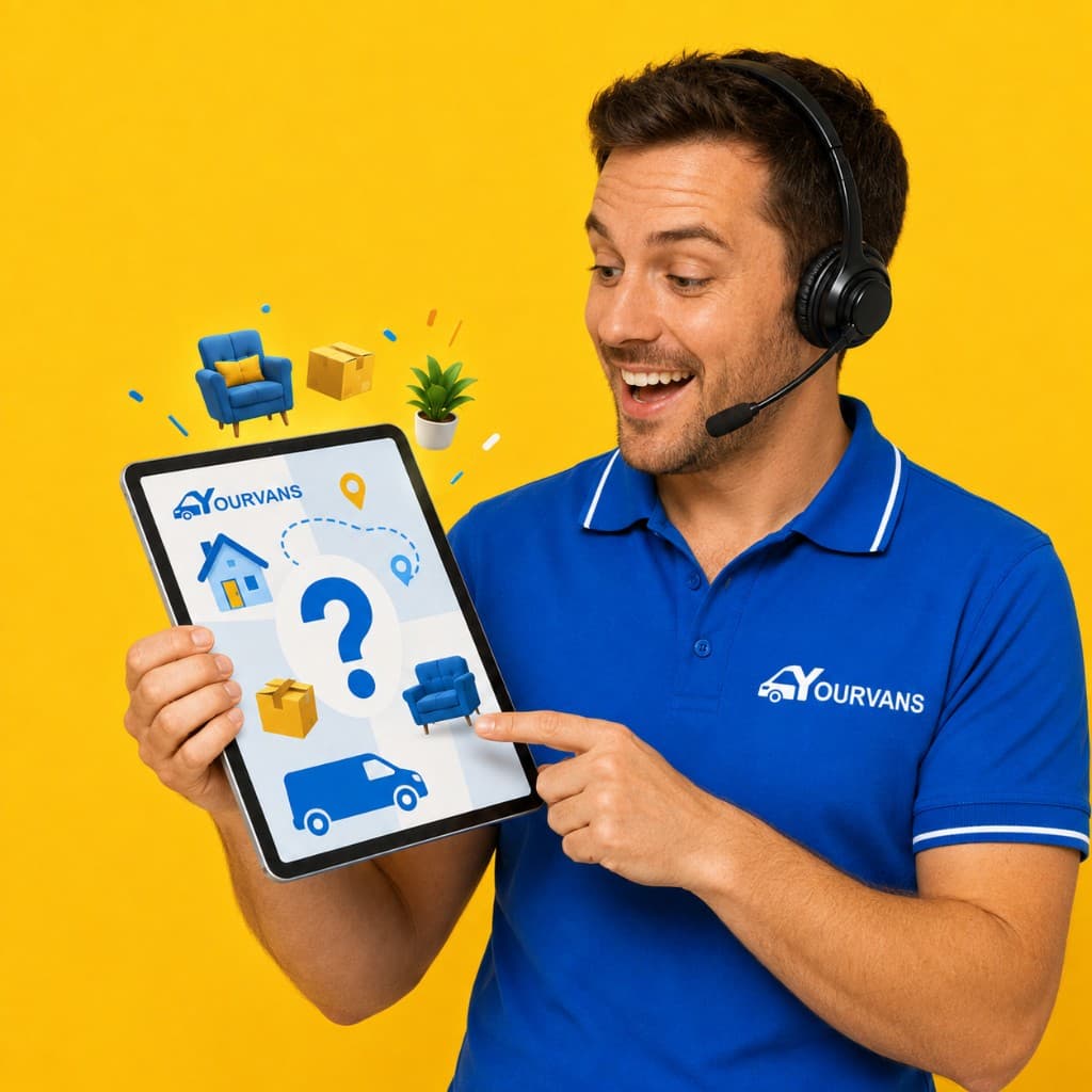 YourVans consultant answering questions before a home visit